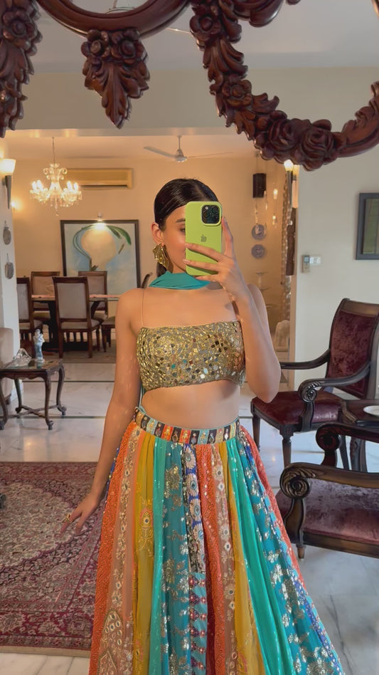 LIMITED EDITION: UPCYCLED LEHENGA